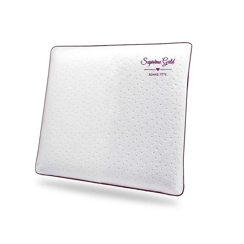 Oreiller mémoire de forme, ergonomique, déhoussable - Collection Bonne Fête