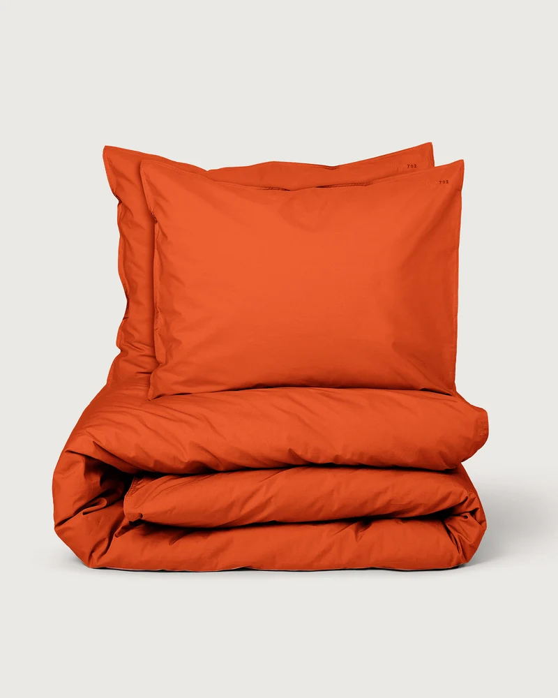 Beddengoed Set Katoen Poppy Orange