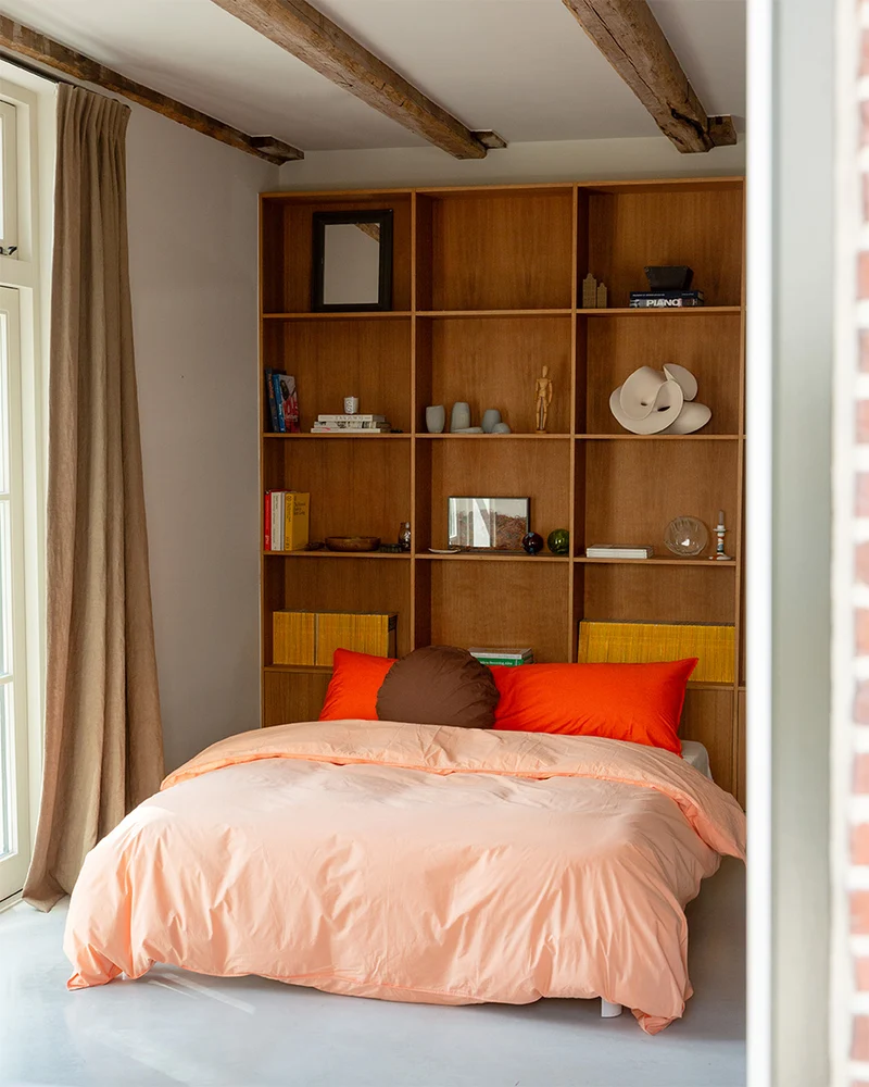 bedMATE Sloop Katoen Poppy Orange