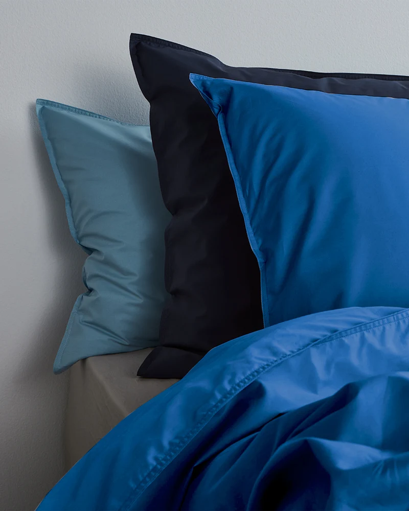 Housse De Couette Set Coton Cobalt Blue
