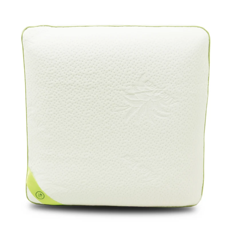 Oreiller mémoire de forme, microperforé, déhoussable - Collection Fantasia Vert
