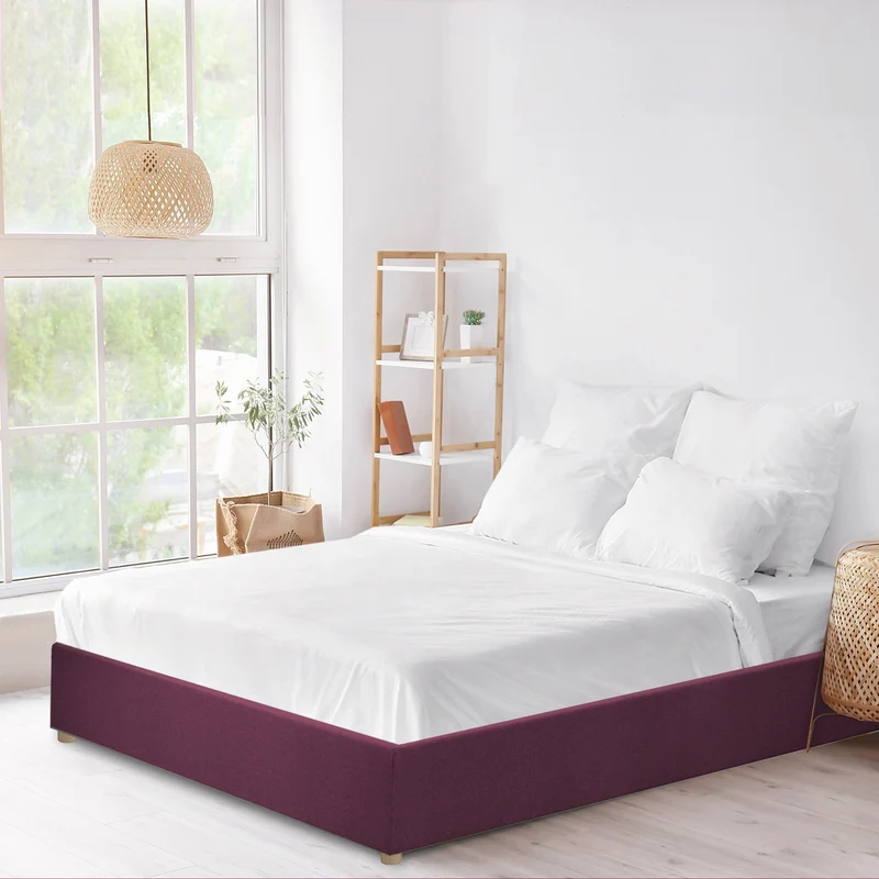 Lit déhoussable en tissu et sommier à lattes flexibles - Collection Magic'Bed