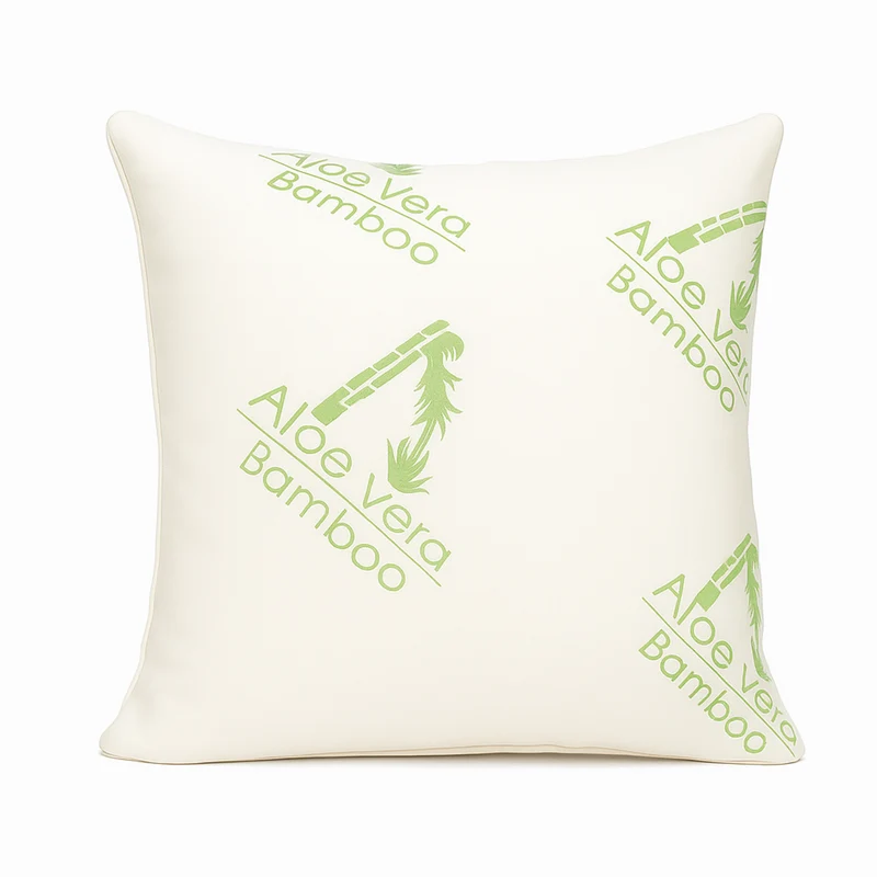 Oreiller aloe vera microfibre hypoallergénique, bambou - Collection Natura