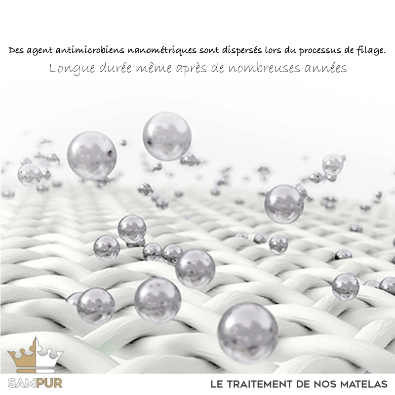 Matelas mémoire de forme, ressorts ensachés - Collection Skyline