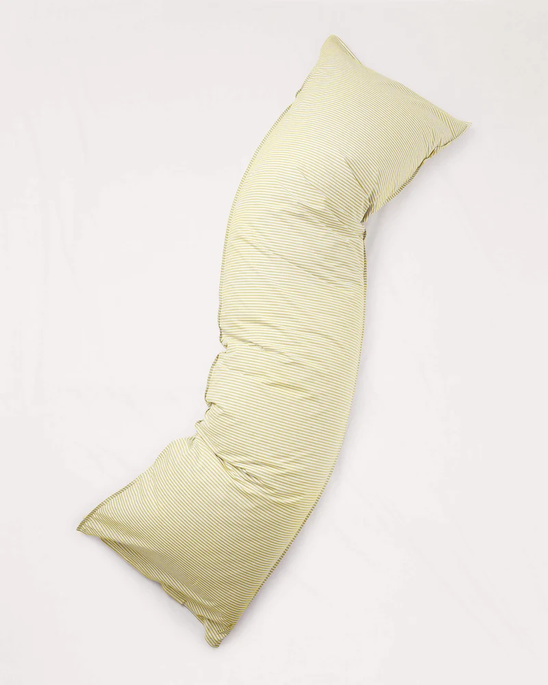 bedMATE Sloop Streep Katoen Lemon Ecru