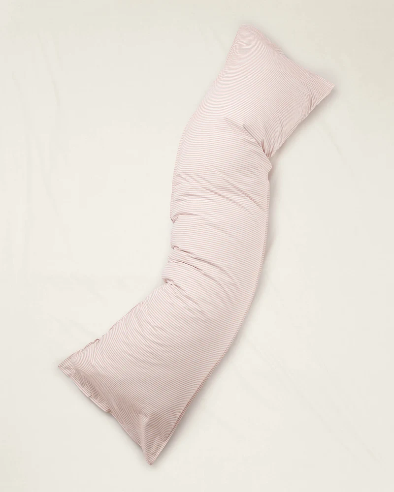 bedMATE Sloop Streep Katoen Peach Ecru