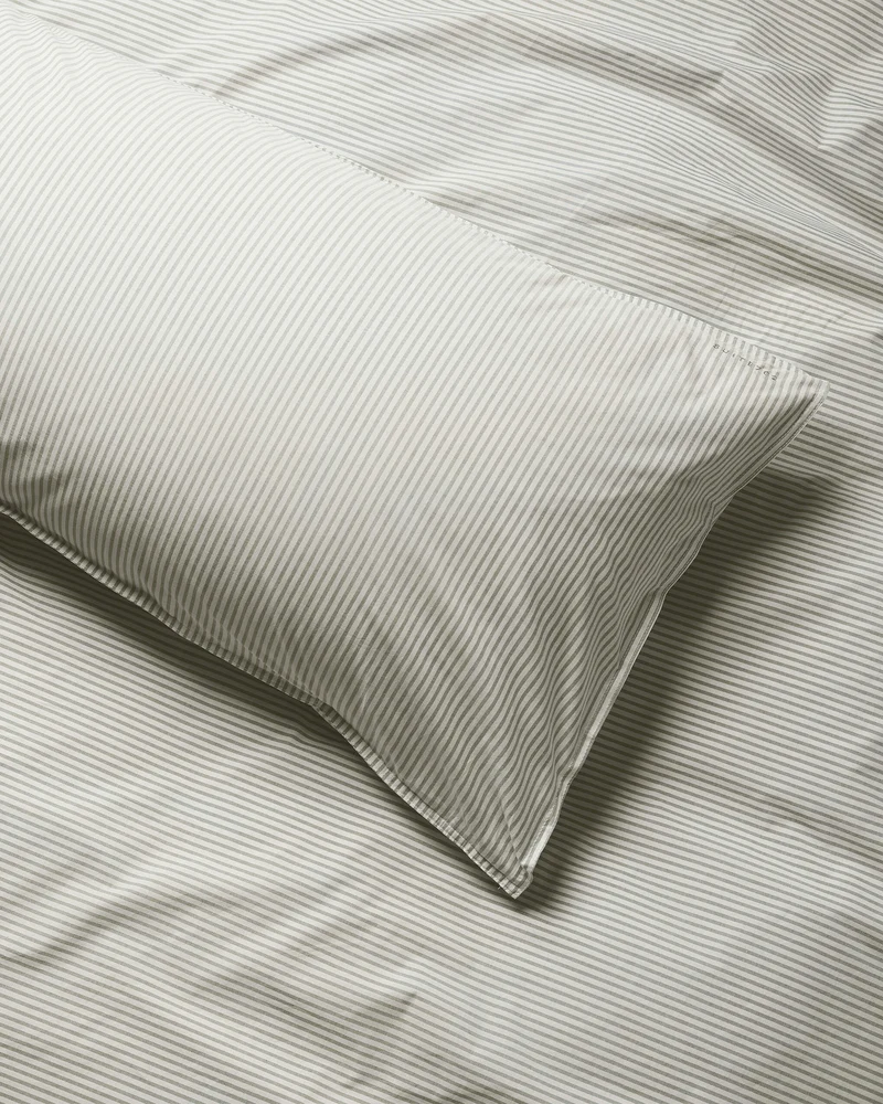 bedMATE Sloop Streep Katoen Olive Ecru