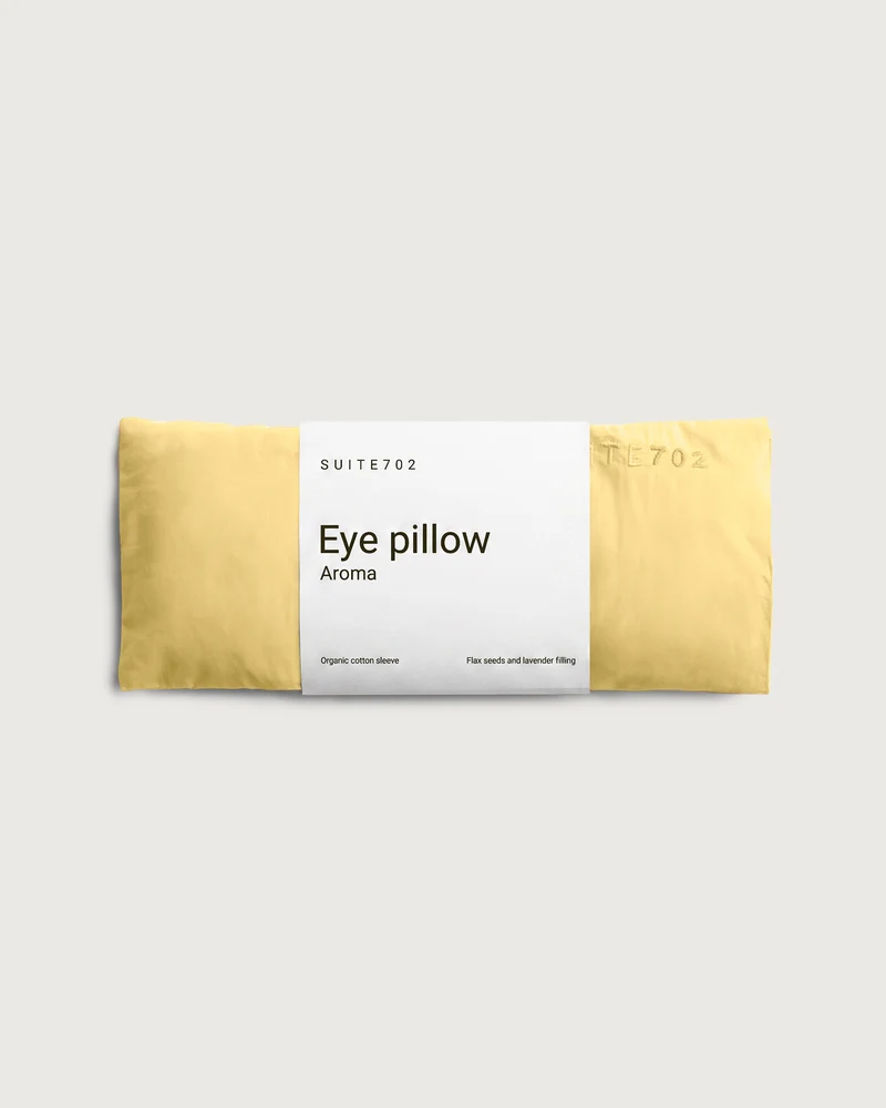 Aroma Eye Pillow Butter Yellow