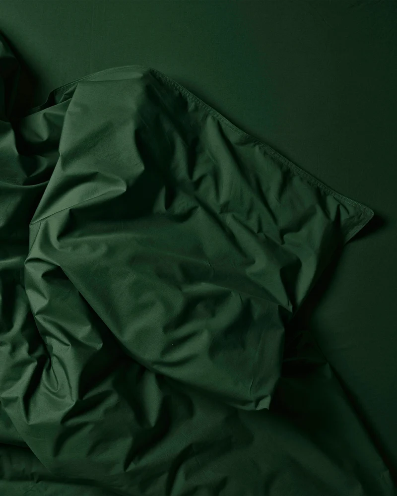Housse De Couette Set Coton Forest Green