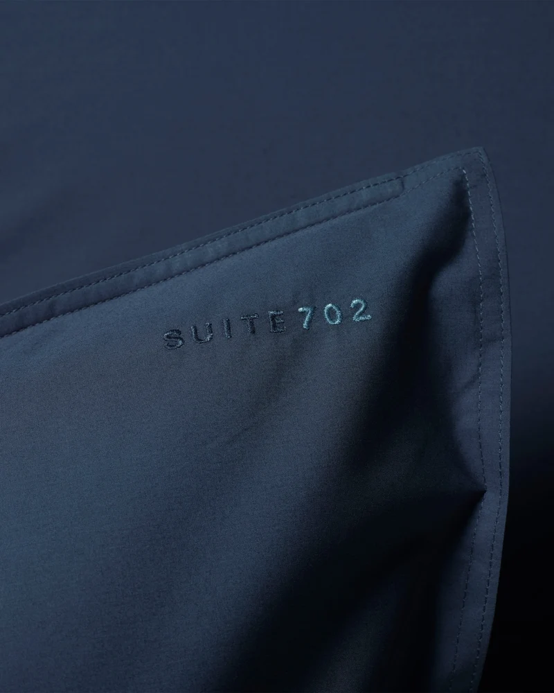 Housse De Couette Set Coton Navy Blue