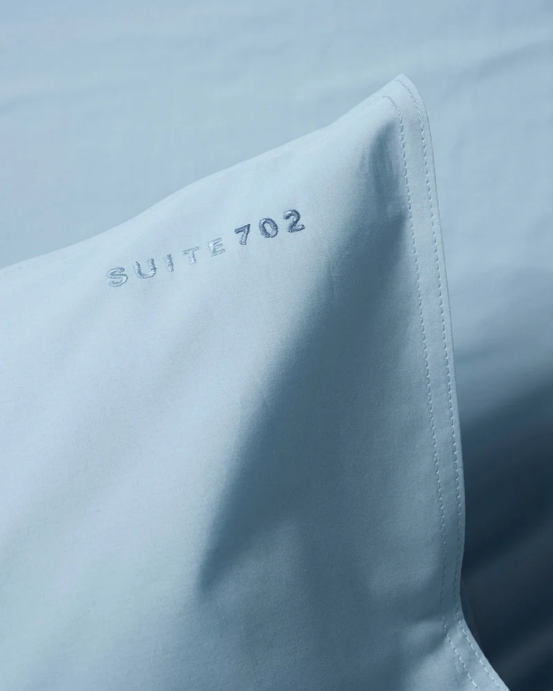 Housse De Couette Set Coton Sky Blue