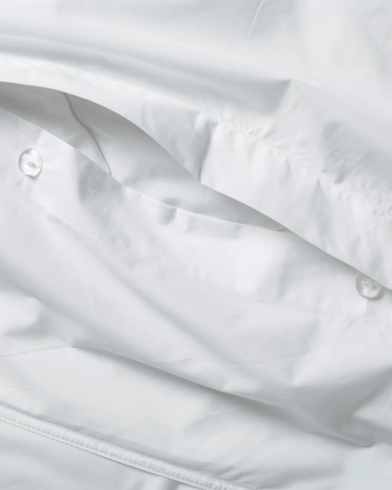 Housse De Couette Set Coton White