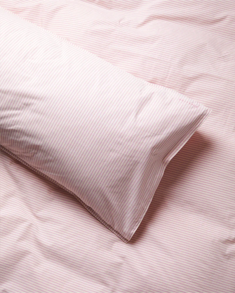 bedMATE Sloop Streep Katoen Pink Ecru