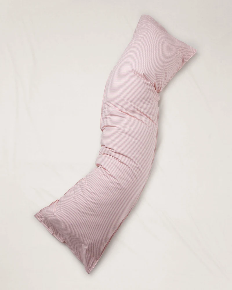 bedMATE Sloop Streep Katoen Pink Ecru