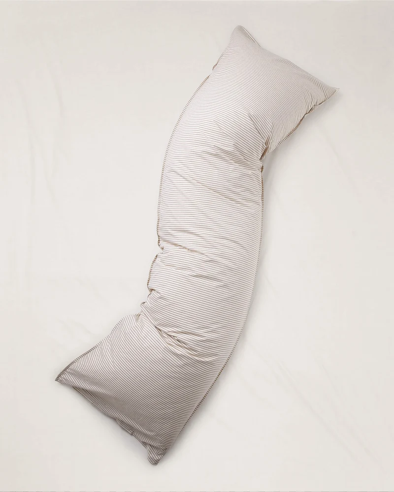 bedMATE Sloop Streep Katoen Brown Ecru