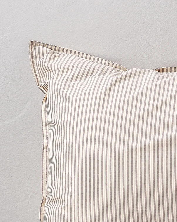 bedMATE Sloop Streep Katoen Brown Ecru