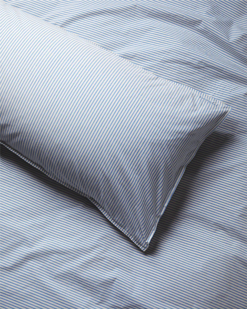 bedMATE Sloop Streep Katoen Blue Ecru