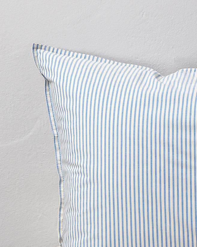 bedMATE Sloop Streep Katoen Blue Ecru