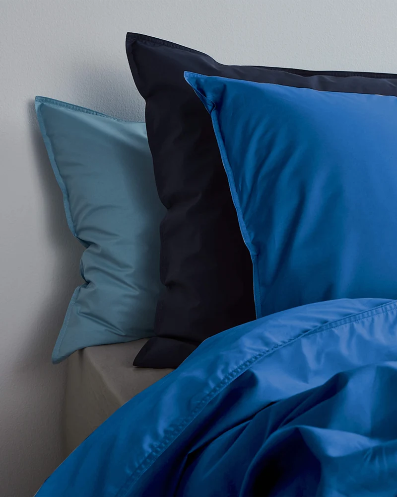 Beddengoed Set Katoen Cobalt Blue