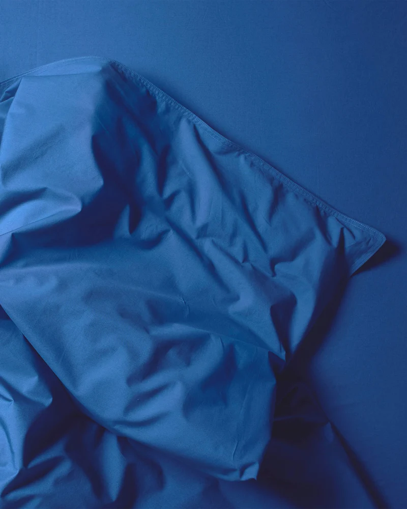 Beddengoed Set Katoen Cobalt Blue