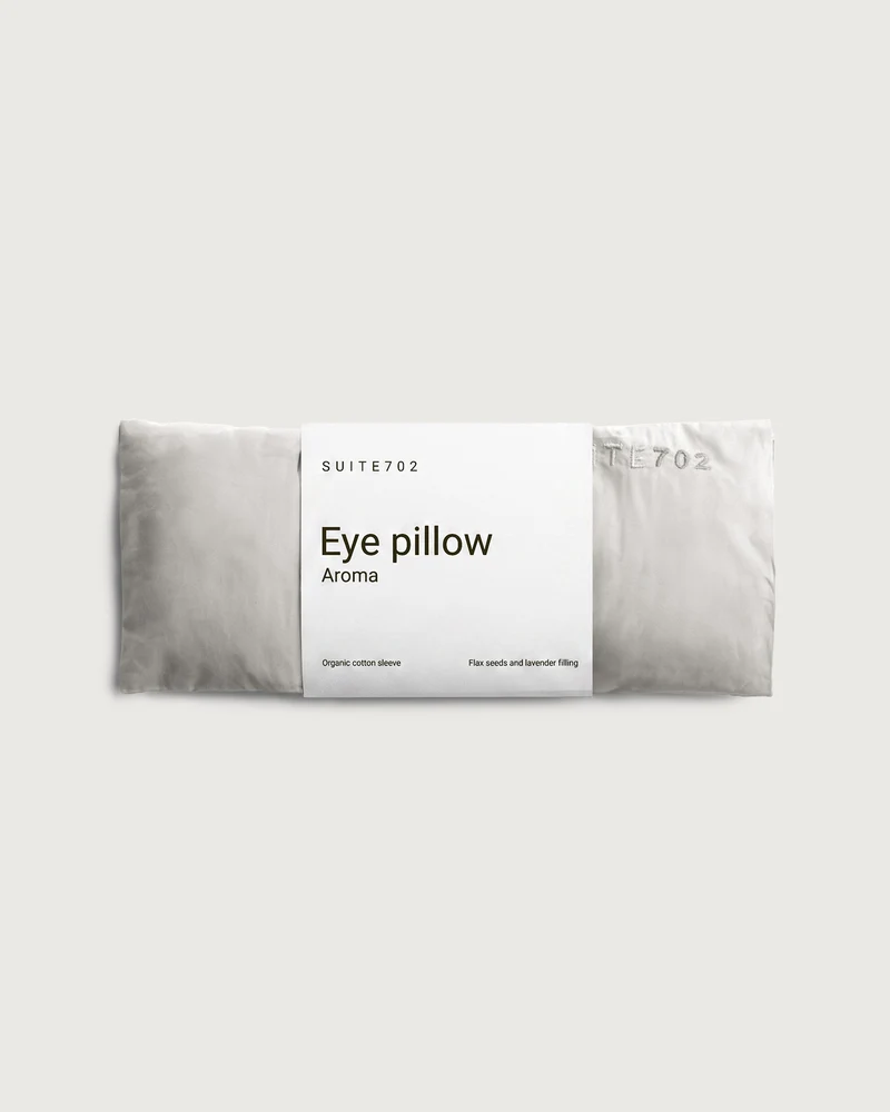 Aroma Eye Pillow Silver Grey