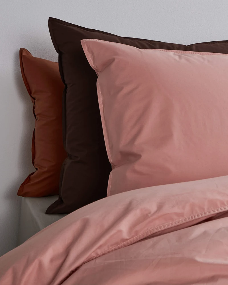 Kussensloop Katoen Dusty Rose