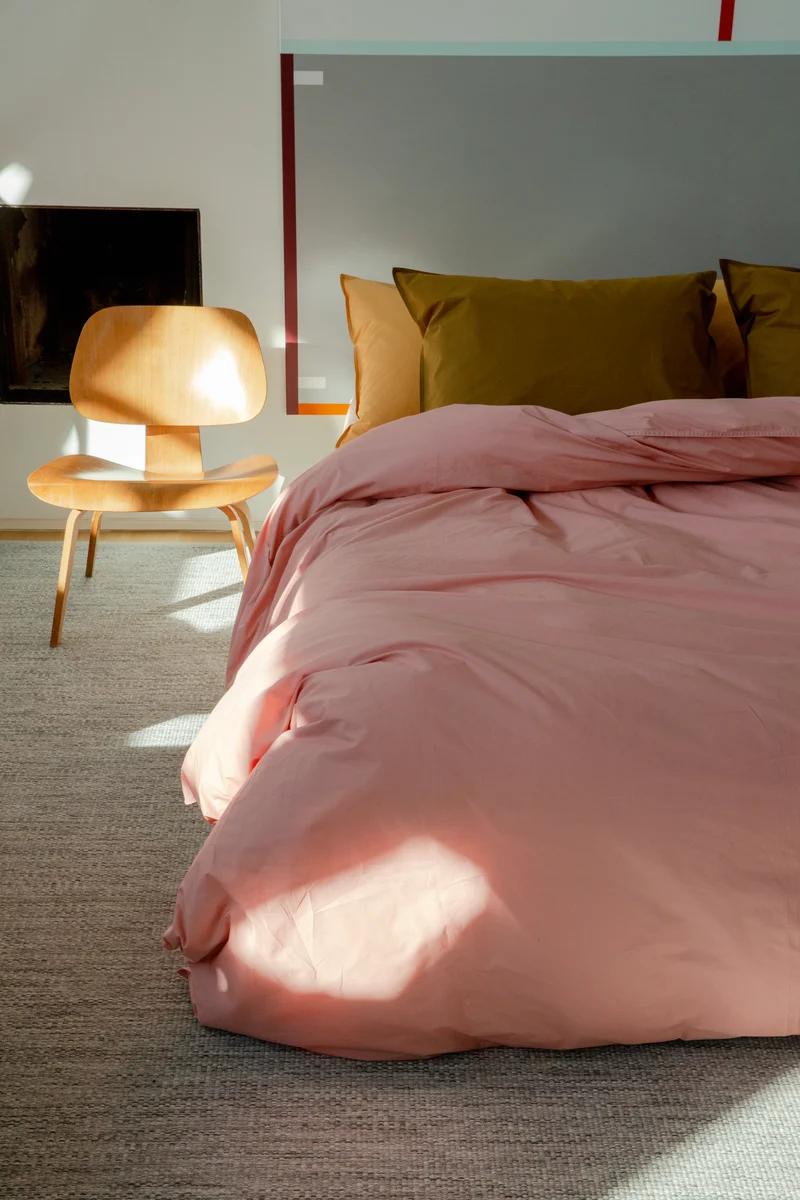 Beddengoed Set Katoen Dusty Rose