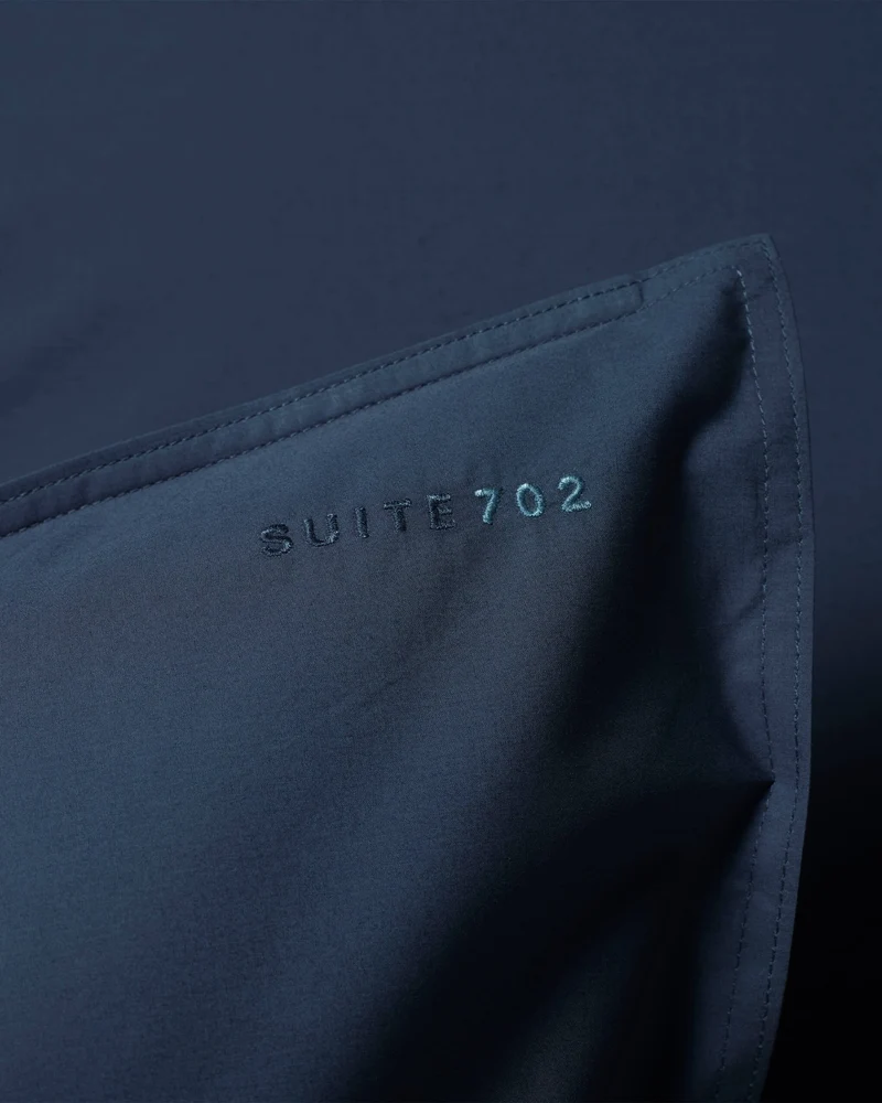 Kussensloop Katoen Navy Blue