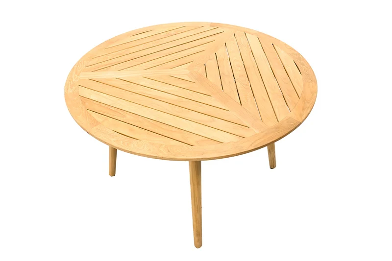 Cane Line Gartentisch Delfine Ø120cm Teakholz