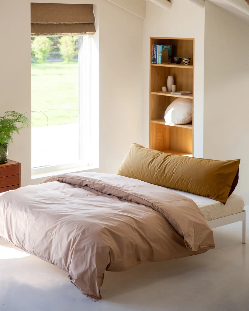 bedMATE Sloop Katoen Khaki Gold