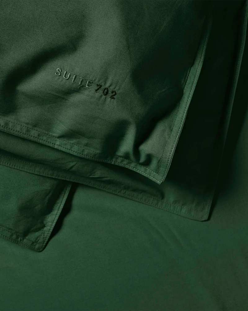 Dekbedovertrek Katoen Forest Green