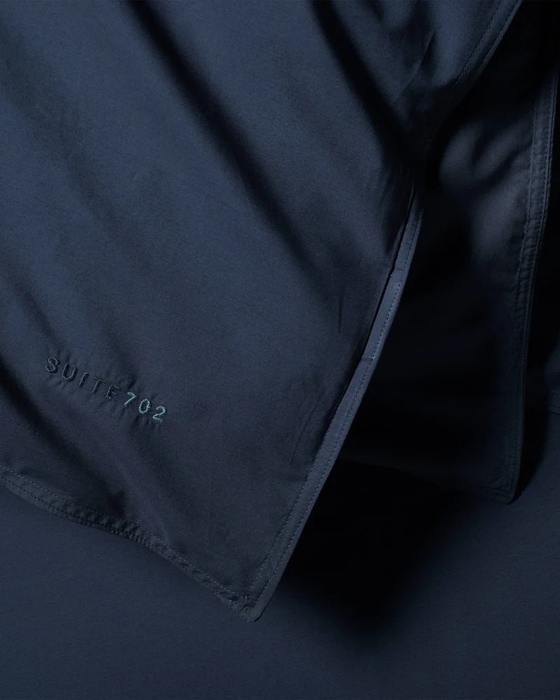 Beddengoed Set Katoen Navy Blue