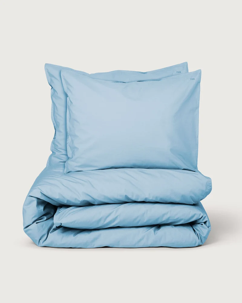 Beddengoed Set Katoen Sky Blue
