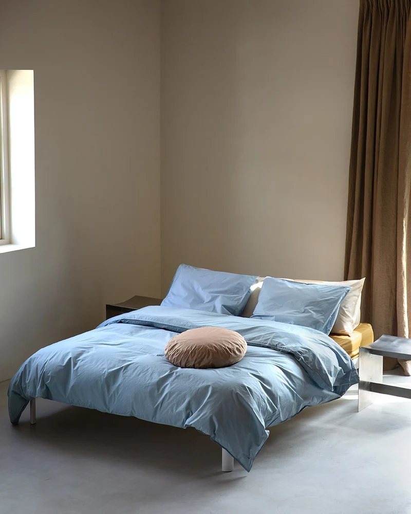 Beddengoed Set Katoen Sky Blue