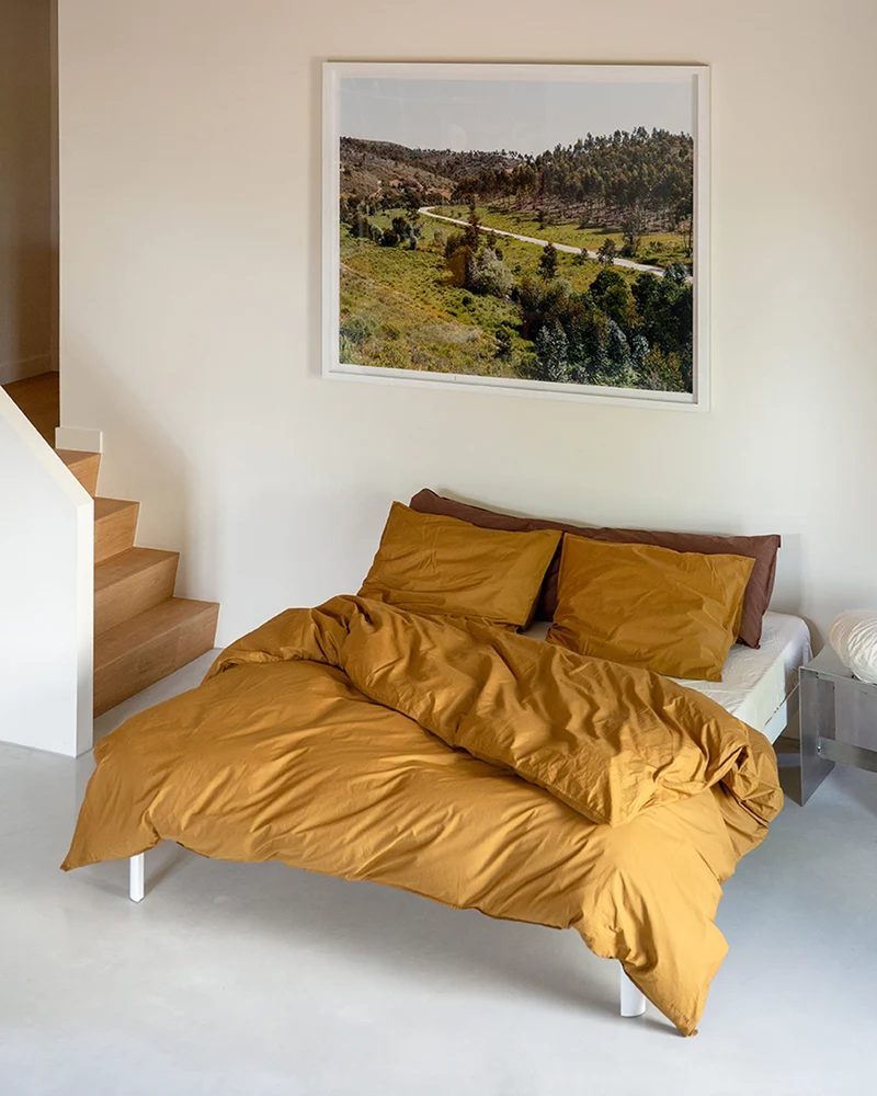 Beddengoed Set Katoen Khaki Gold