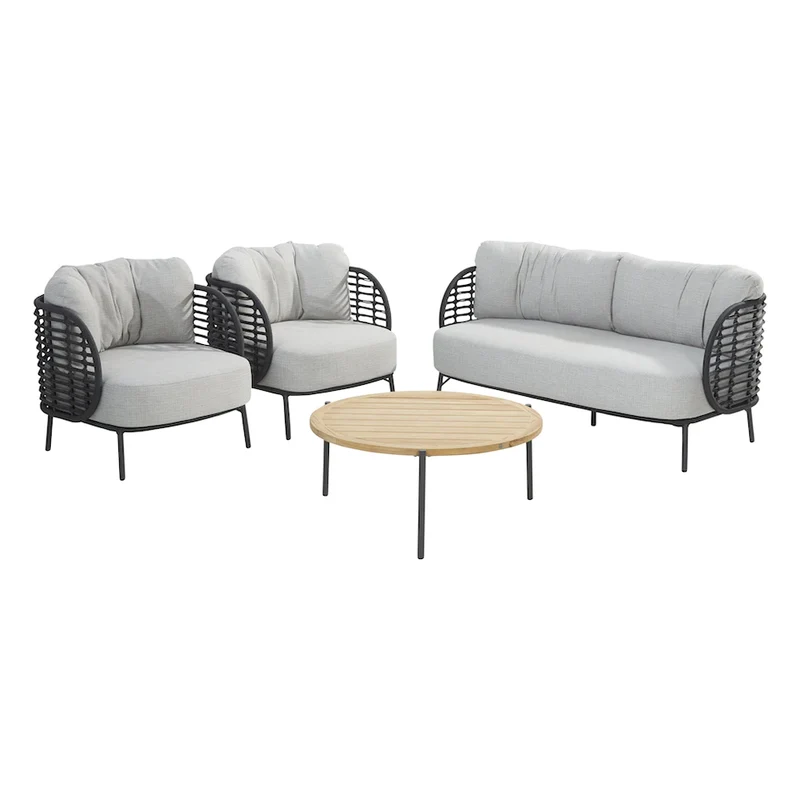 4Seasons Lounge-Sofa Fabrice anthrazit