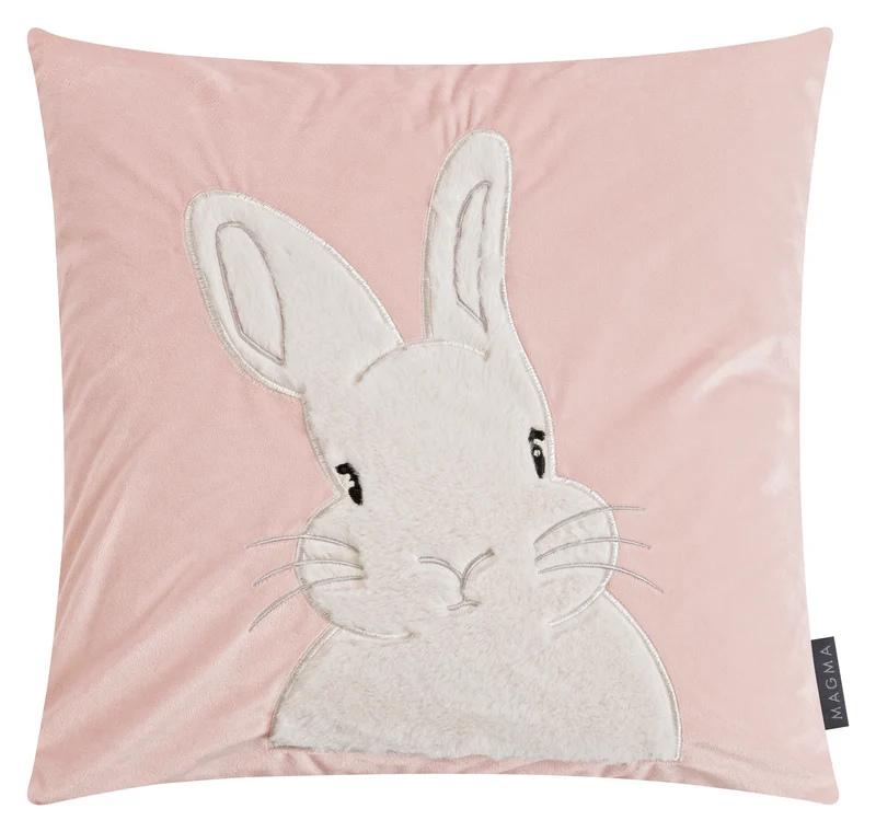 Magma Kissenhülle Bommel 45x45cm rosa