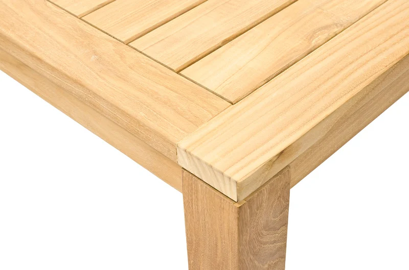 Zeo Living Gartentisch Nottingham 90x90cm Teak