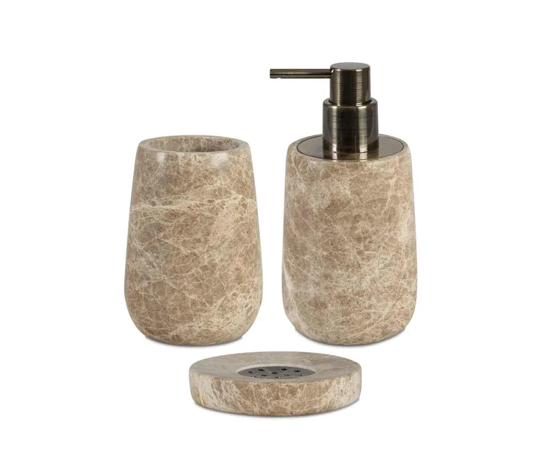 Andrea House Seifenspender Marmor Braun