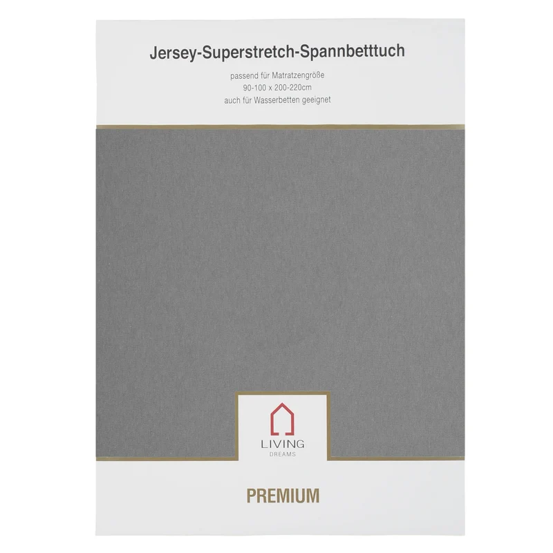 Living Dreams Premium-Spannbetttuch Elasthan