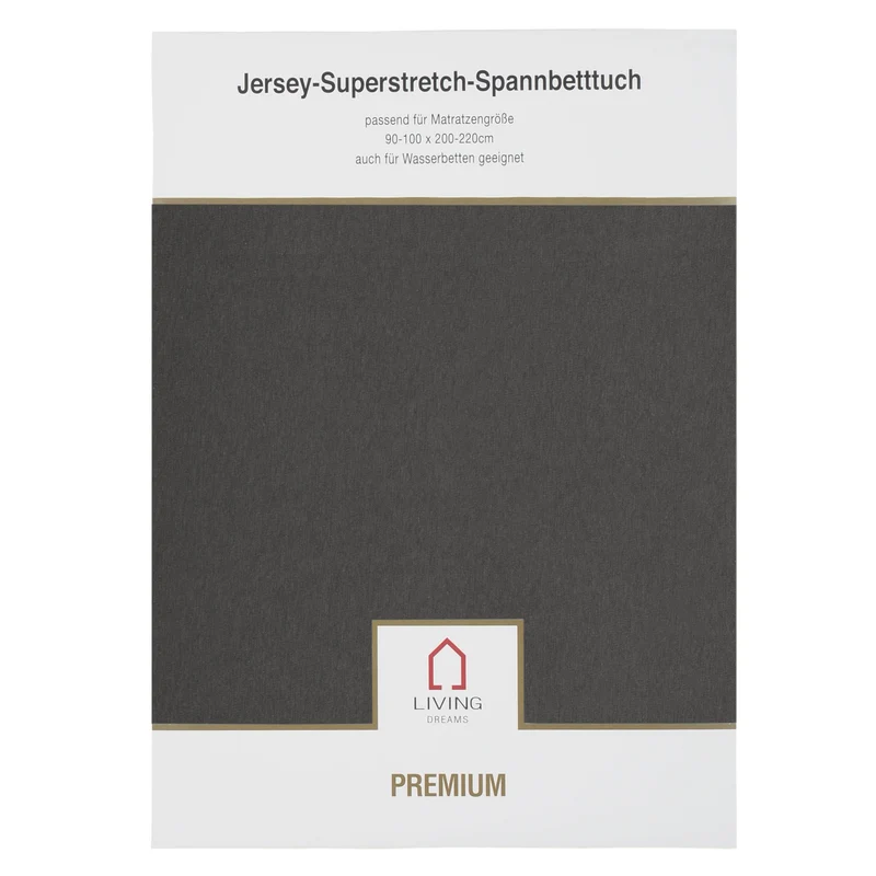 Living Dreams Premium-Spannbetttuch Elasthan