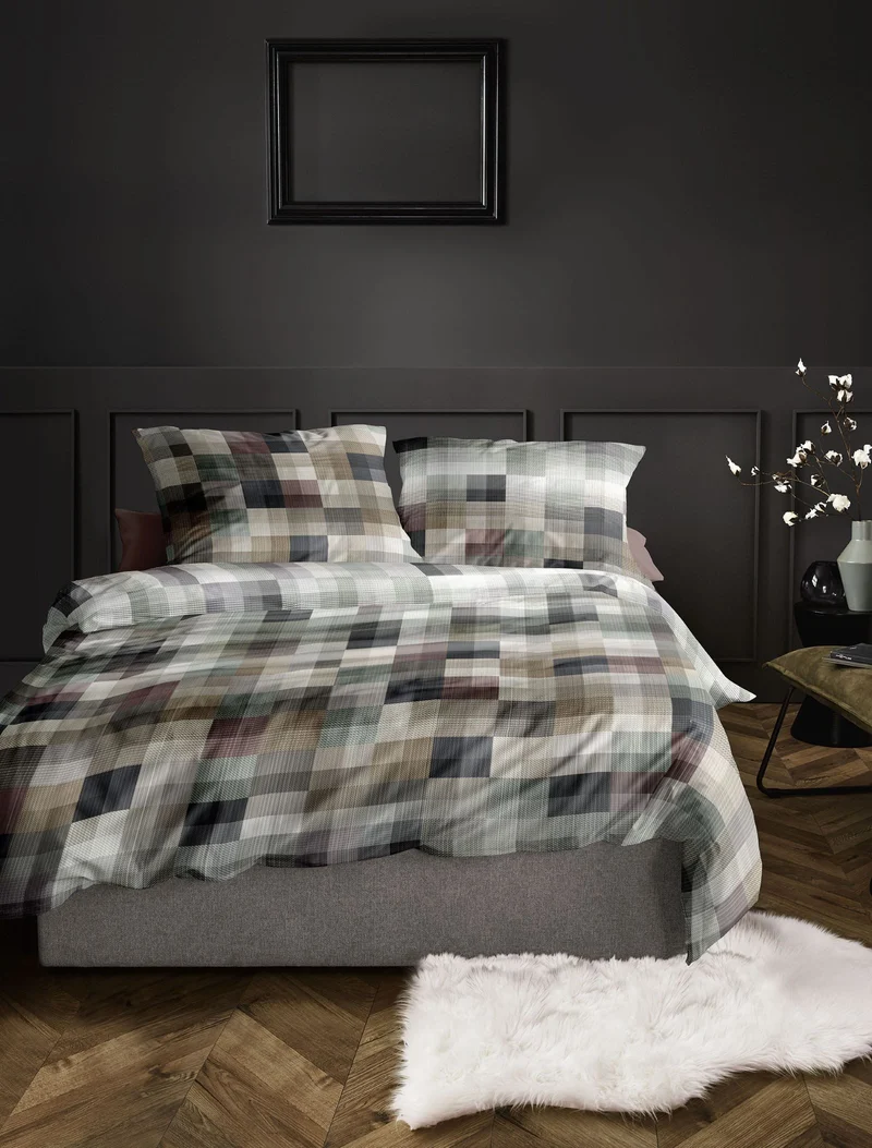 Irisette Mako-Satin Bettwäsche Wave Mosaik 8573-80