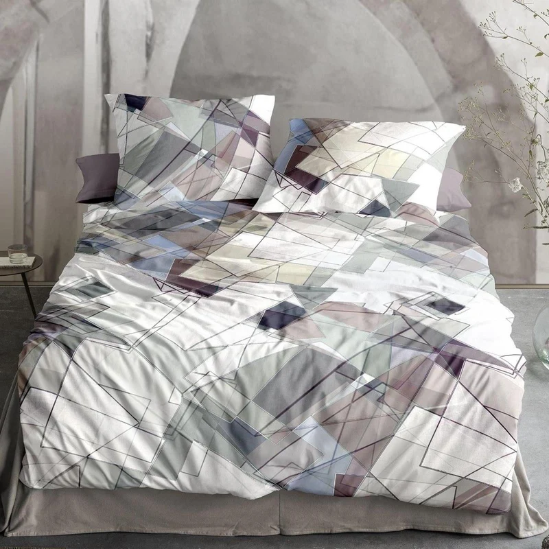 Irisette Mako-Satin Bettwäsche Wave Mosaik 8889-80