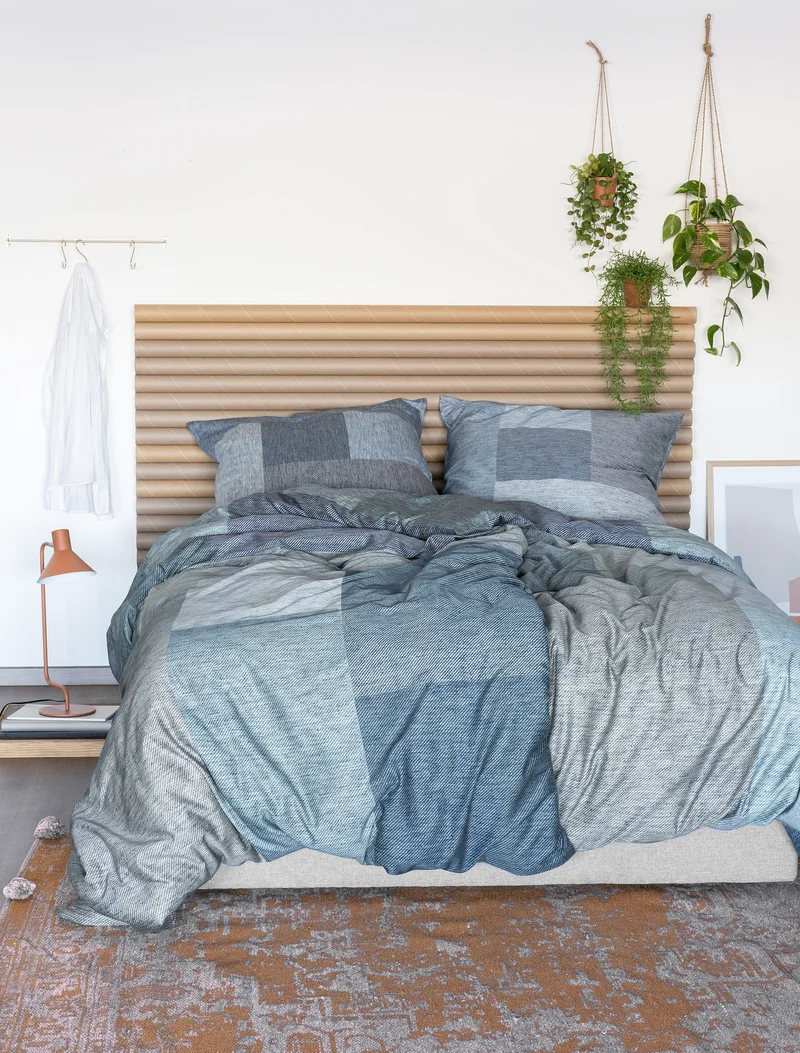 Irisette Bettwäsche Mako-Satin Magic 8878-20 blau