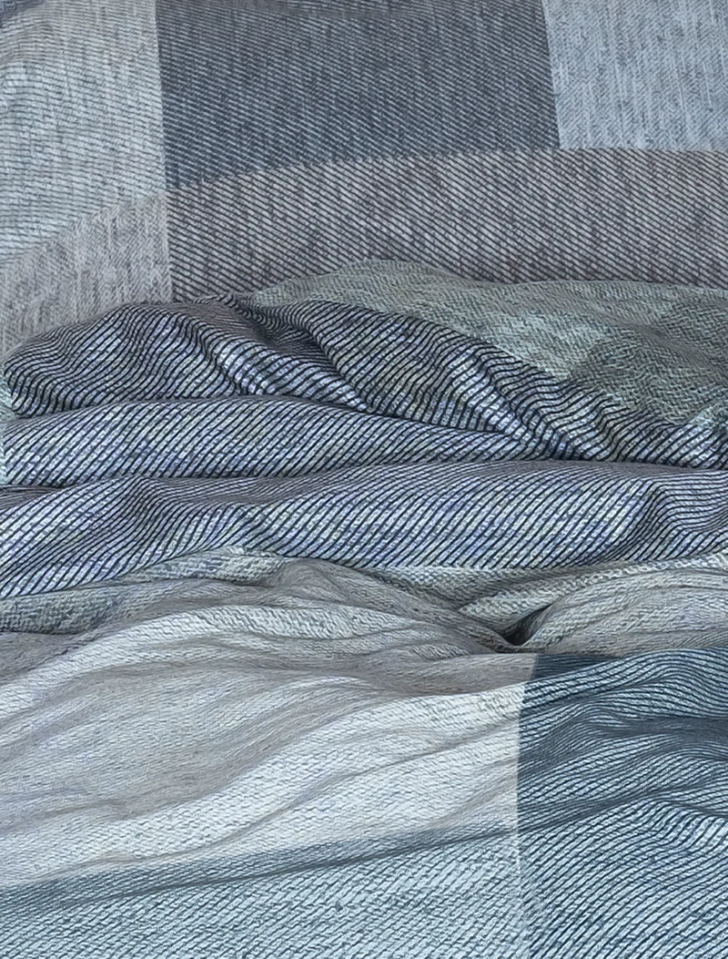 Irisette Bettwäsche Mako-Satin Magic 8878-20 blau