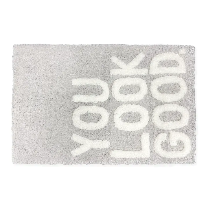 Zeo Living Badteppich Look Good 50x80cm grau