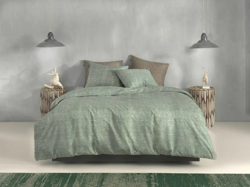 Zo! Home Bettwäsche Lino Moss Green