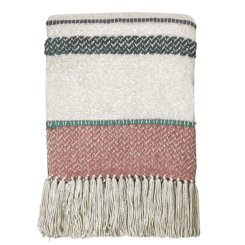 Boucle-Decke 125x150cm Pastell