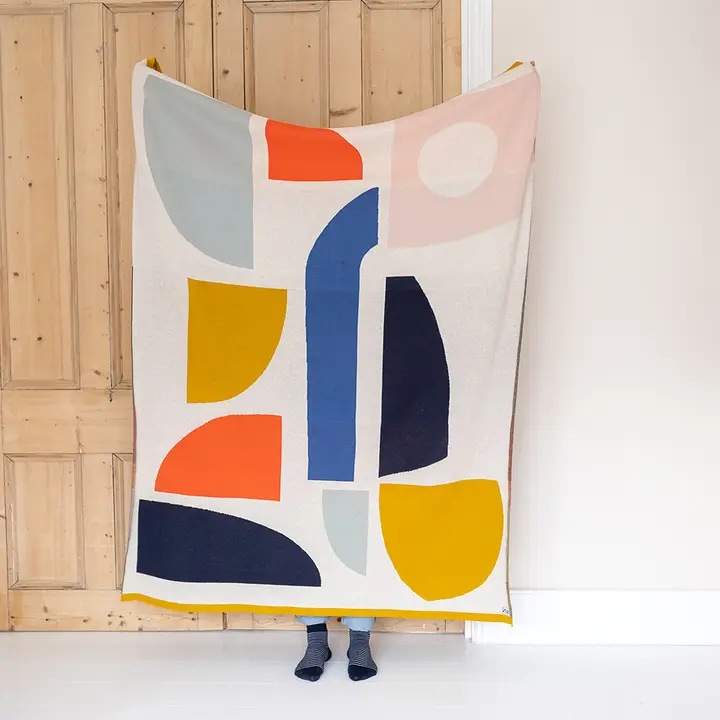 Sophie Home Wohndecke Baumwollstrick Bruten 160x130cm