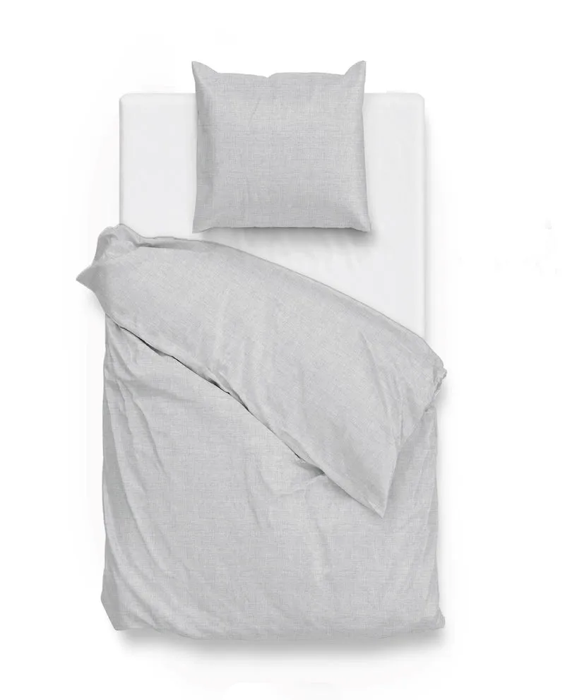 Zo! Home Baumwoll-Bettwäsche Lino Dove Grey